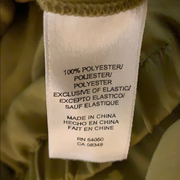 Rachel Roy green dressy tank with pink/gold zipper - Picture 3 of 4